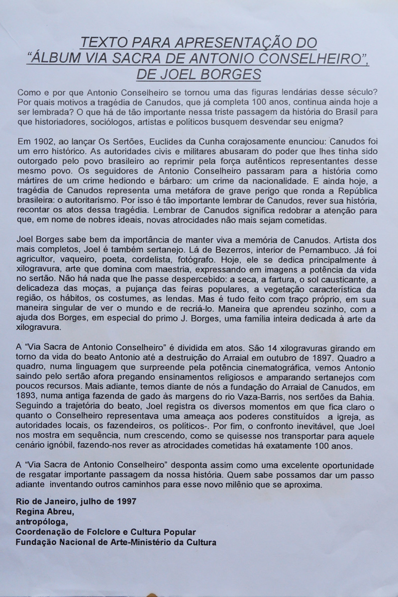 Via Sacra de Antnio Conselheiro (1997)