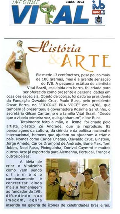 Informativo da Funda&ccedil;&atilde;o Vital Brazil